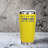 Yellow Thermal Metal Coffee Cup