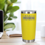 Yellow Thermal Metal Coffee Cup