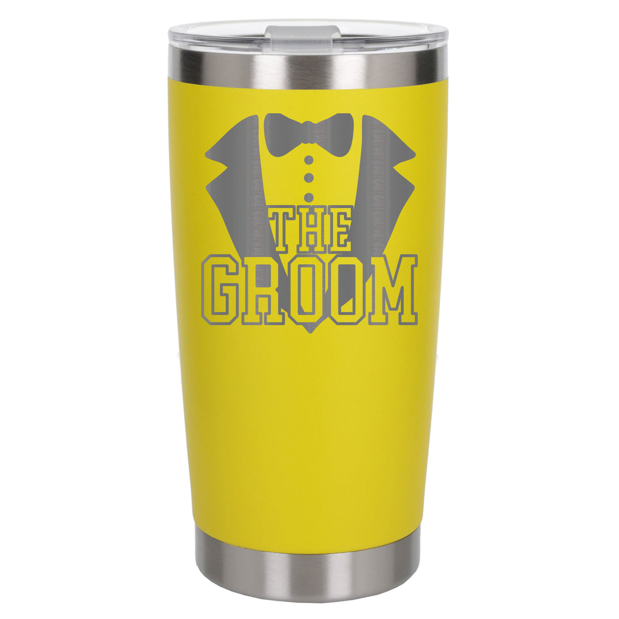 Yellow Thermal Metal Coffee Cup