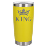 Yellow Thermal Metal Coffee Cup