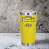 Yellow Thermal Metal Coffee Cup