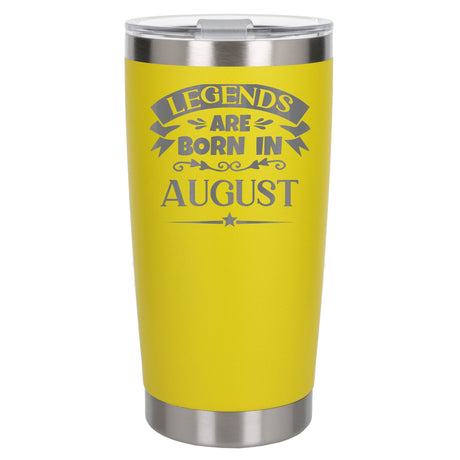 Yellow Thermal Metal Coffee Cup