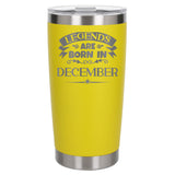 Yellow Thermal Metal Coffee Cup