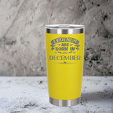 Yellow Thermal Metal Coffee Cup