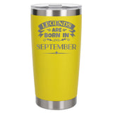 Yellow Thermal Metal Coffee Cup