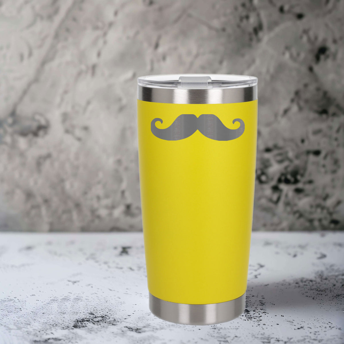 Yellow Thermal Metal Coffee Cup