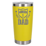 Yellow Thermal Metal Coffee Cup