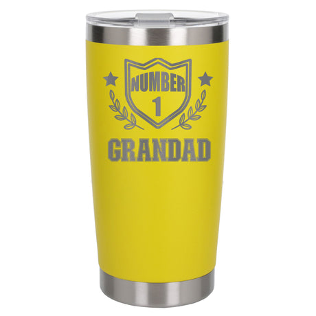 Yellow Thermal Metal Coffee Cup
