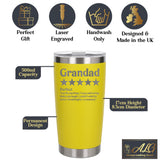 Review Engraved Travel Mug Birthday Gift, Thermal Metal Coffee Cup