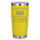 Yellow Thermal Metal Coffee Cup