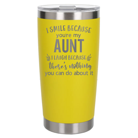 Yellow Thermal Metal Coffee Cup