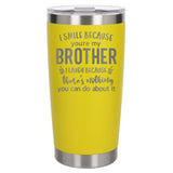 Yellow Thermal Metal Coffee Cup