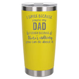 Yellow Thermal Metal Coffee Cup