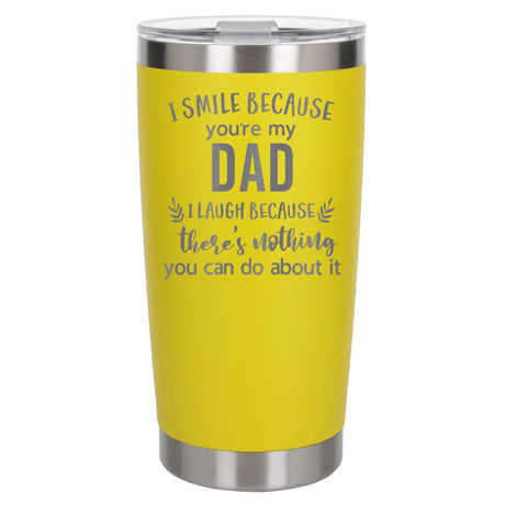 Yellow Thermal Metal Coffee Cup