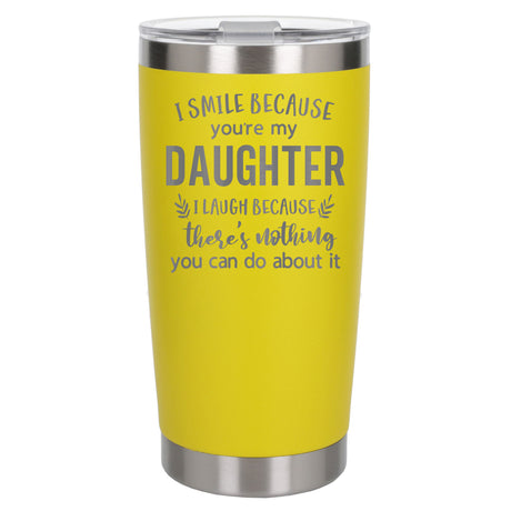 Yellow Thermal Metal Coffee Cup