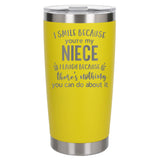 Yellow Thermal Metal Coffee Cup