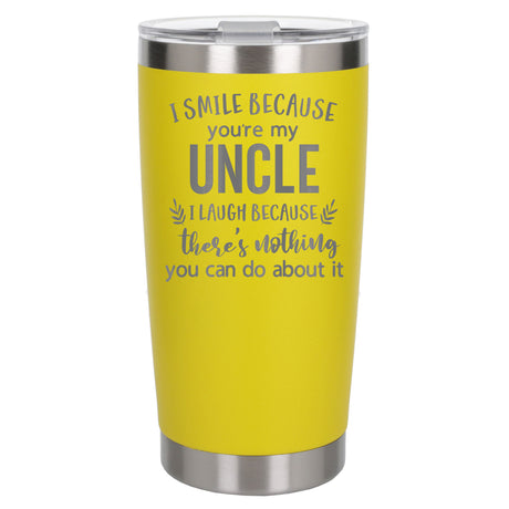 Yellow Thermal Metal Coffee Cup