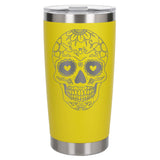 Yellow Thermal Metal Coffee Cup