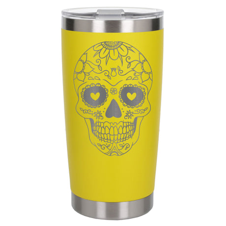 Yellow Thermal Metal Coffee Cup