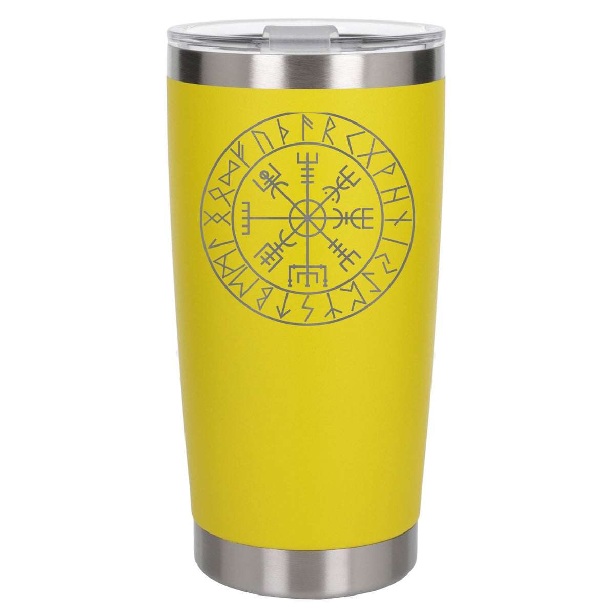 Yellow Thermal Metal Coffee Cup