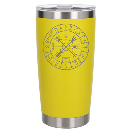 Yellow Thermal Metal Coffee Cup