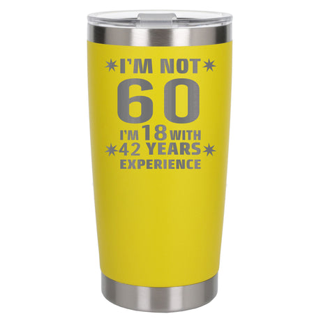 Yellow Thermal Metal Coffee Cup