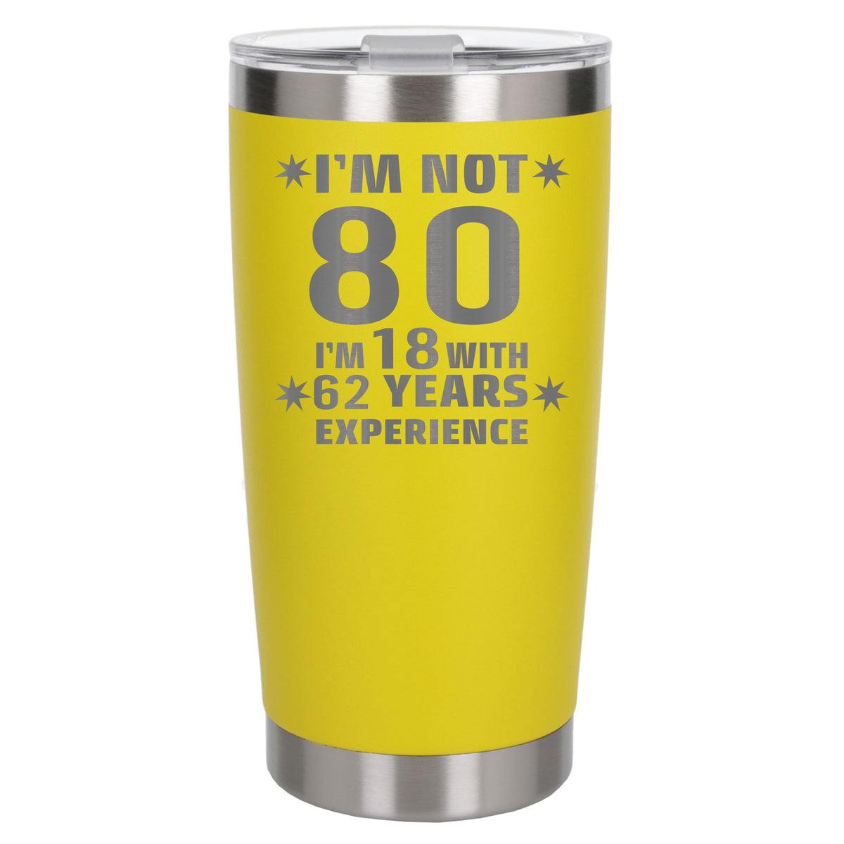 Yellow Thermal Metal Coffee Cup