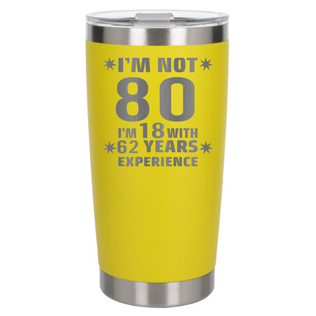 Yellow Thermal Metal Coffee Cup