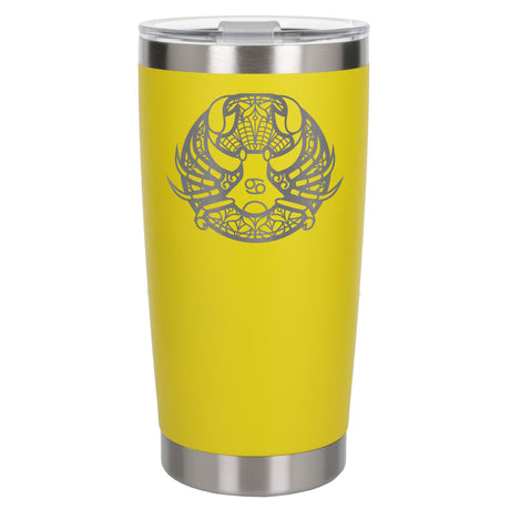 Yellow Thermal Metal Coffee Cup