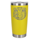 Yellow Thermal Metal Coffee Cup