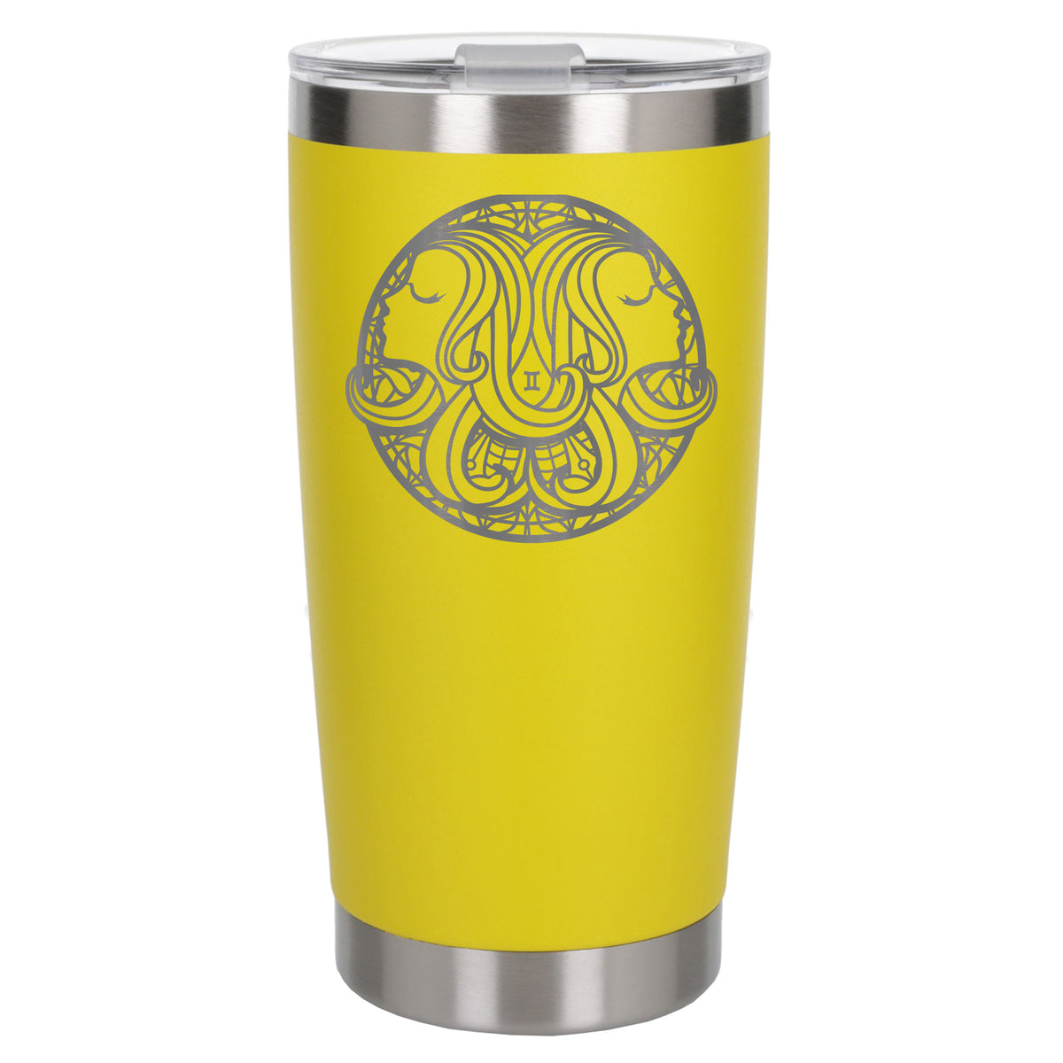 Yellow Thermal Metal Coffee Cup