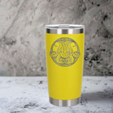 Yellow Thermal Metal Coffee Cup