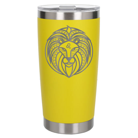 Yellow Thermal Metal Coffee Cup