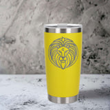 Yellow Thermal Metal Coffee Cup