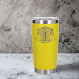 Yellow Thermal Metal Coffee Cup