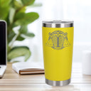 Yellow Thermal Metal Coffee Cup