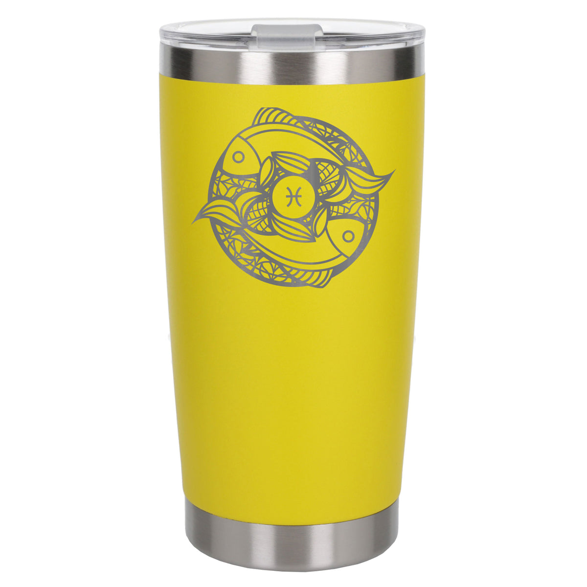 Yellow Thermal Metal Coffee Cup