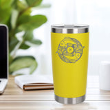 Yellow Thermal Metal Coffee Cup