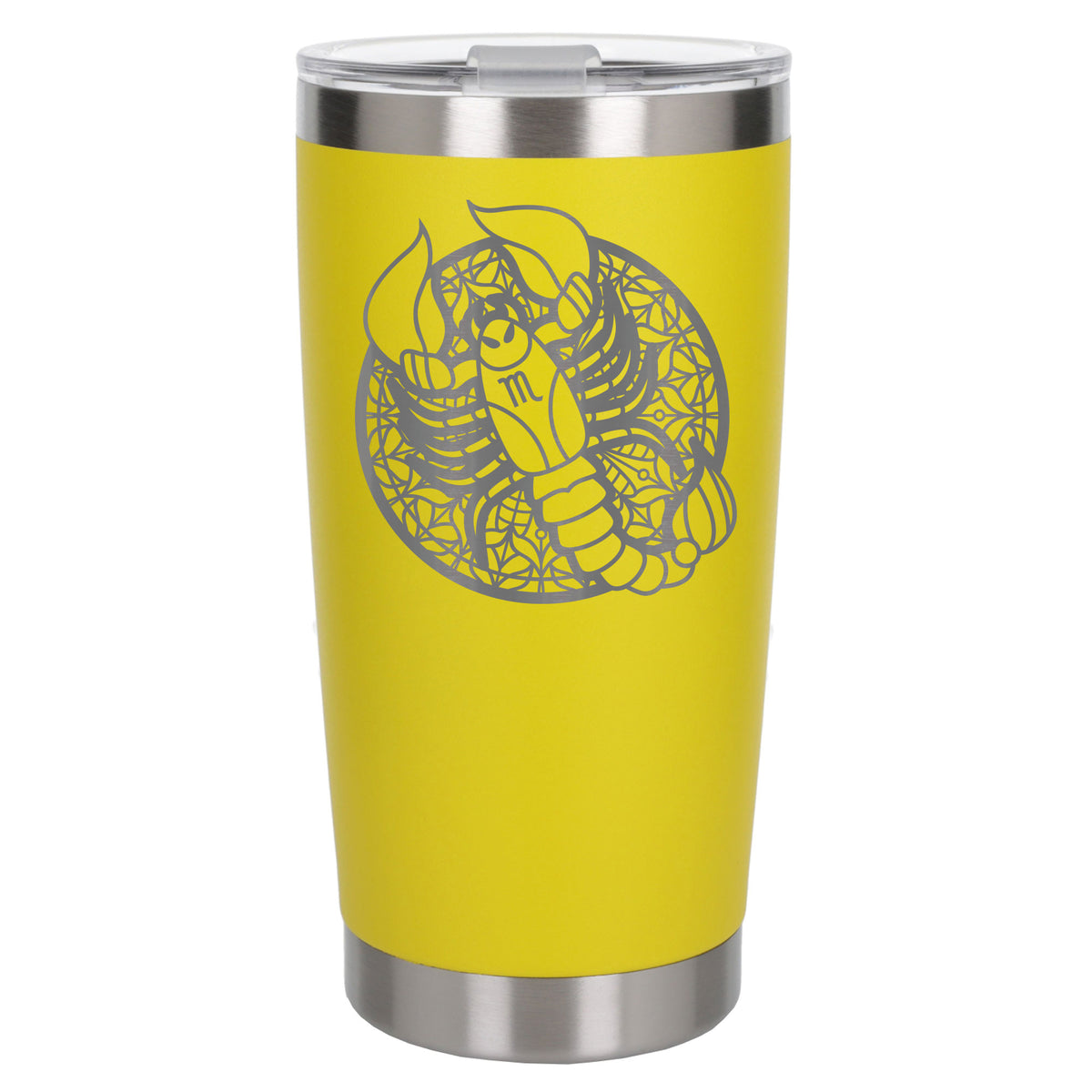Yellow Thermal Metal Coffee Cup