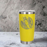 Yellow Thermal Metal Coffee Cup
