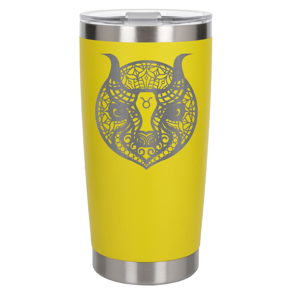 Yellow Thermal Metal Coffee Cup