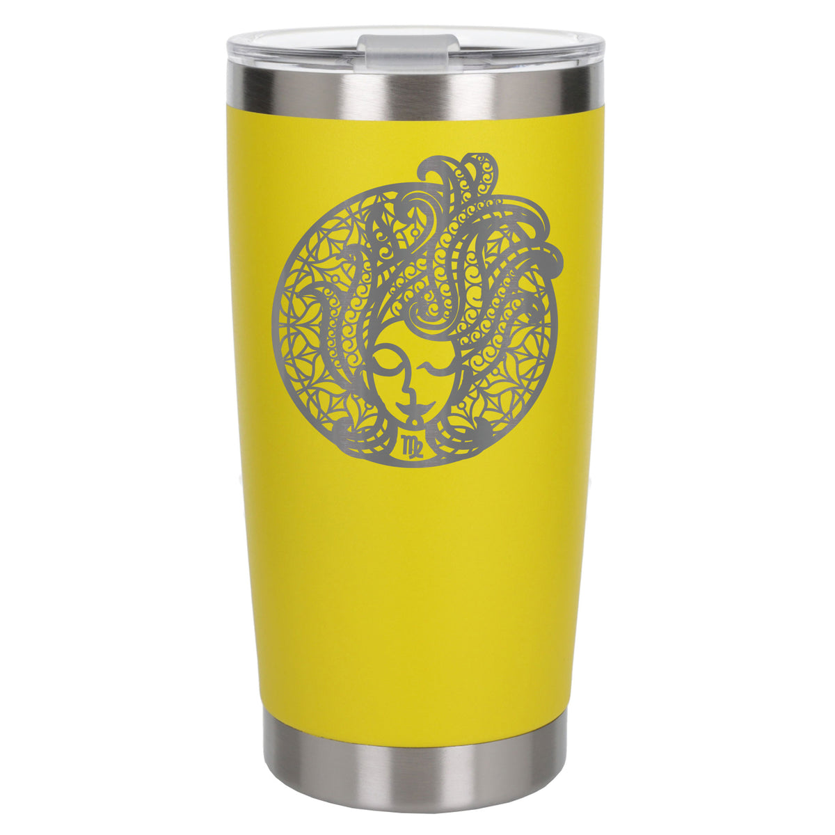 Yellow Thermal Metal Coffee Cup