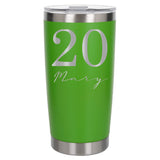 Green Thermal Metal Coffee Cup