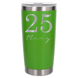 Green Thermal Metal Coffee Cup