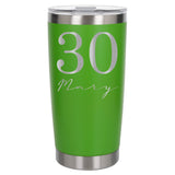 Green Thermal Metal Coffee Cup