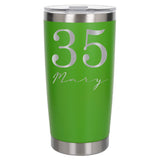Green Thermal Metal Coffee Cup