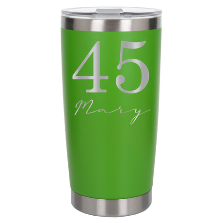 Green Thermal Metal Coffee Cup