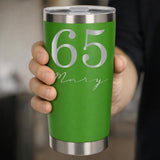 Green Thermal Metal Coffee Cup
