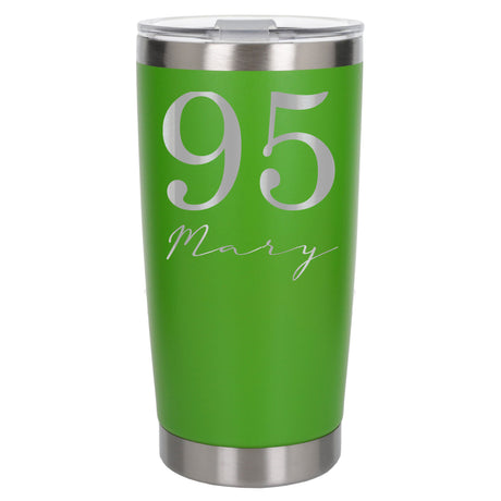 Green Thermal Metal Coffee Cup