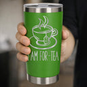 Green Thermal Metal Coffee Cup